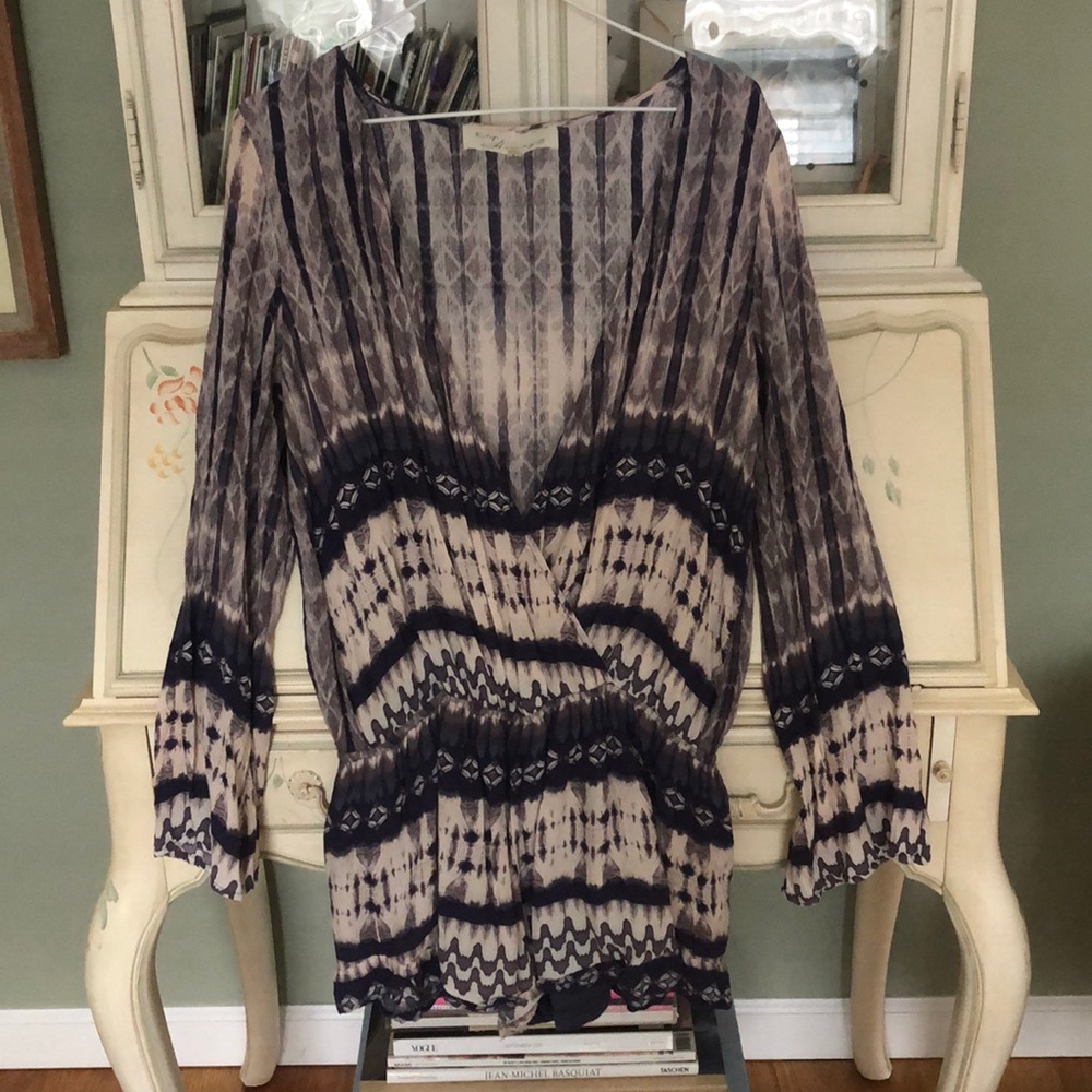 Purple/blue/off white jumper